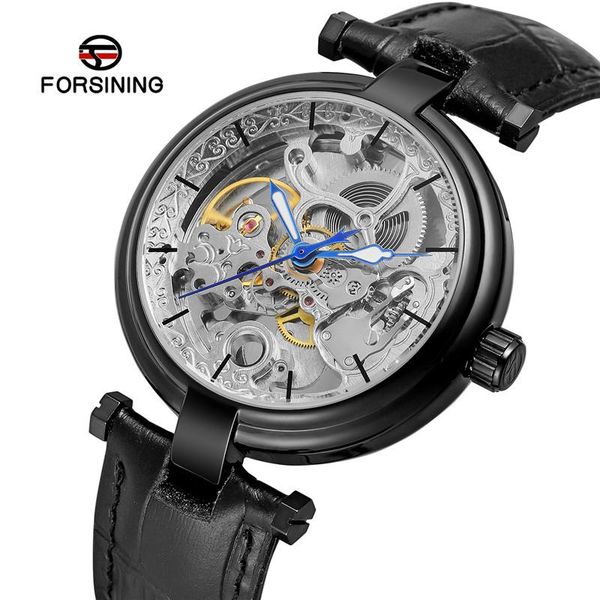 forsining automatic mechanical men wristwatch army sport leather male clock skeleton man watch 017, Slivery;brown
forsining automatic mechanical men wristwatch army sport leather male clock skeleton man watch 017, Slivery;brown