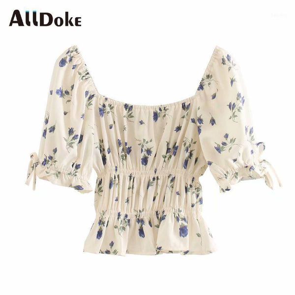 alldoke vintage floral print chiffon blouse women summer square collar short sleeve crop shirt casual ladies blouses blusas1, White
alldoke vintage floral print chiffon blouse women summer square collar short sleeve crop shirt casual ladies blouses blusas1, White