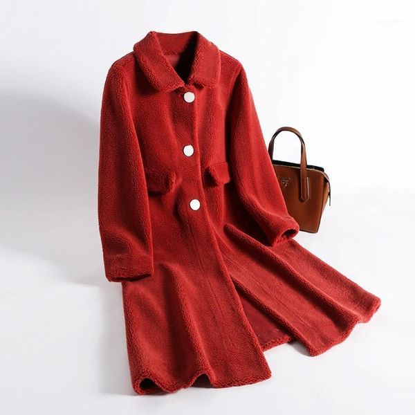 2020 autumn and winter new grain velvet jacket red fur ladies fashion thick coat single-breasted1, Black
2020 autumn and winter new grain velvet jacket red fur ladies fashion thick coat single-breasted1, Black