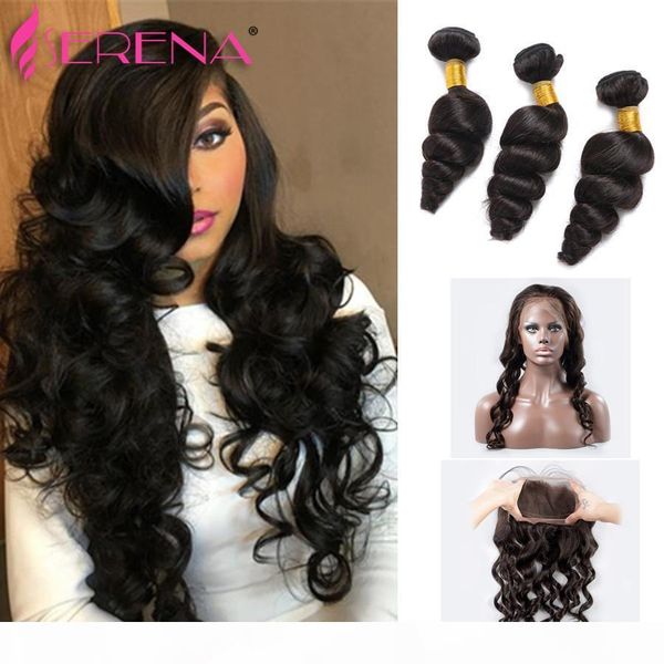 360 lace frontal with bundle loose wave lace frontal closure with bundles 4pcs malaysian virgin hair with lace frontal closure, Black;brown
360 lace frontal with bundle loose wave lace frontal closure with bundles 4pcs malaysian virgin hair with lace frontal closure, Black;brown
