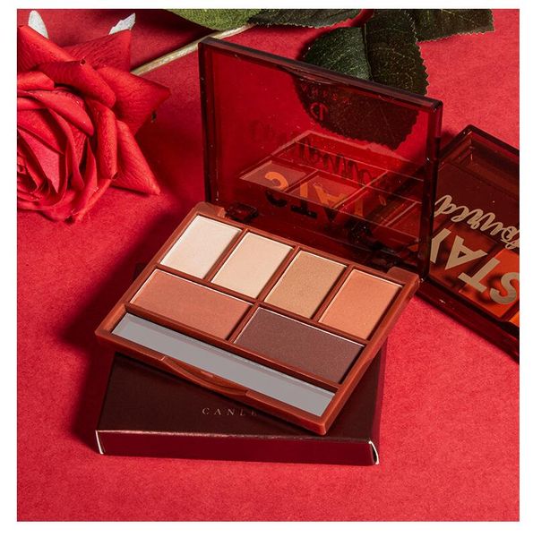 canlen eyeshadow palette 6 colors earth pumpkin color tray portable student matte everyday makeup eye shadow palette
canlen eyeshadow palette 6 colors earth pumpkin color tray portable student matte everyday makeup eye shadow palette
