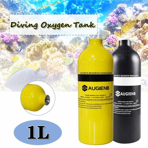 

diving accessories augienb 1l scuba cylinder mini oxygen tank dive respirator air pump for bucear snorkeling breath equipment