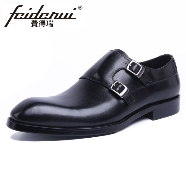 dress shoes 2021 vintage men's formal handmade monk strap footwear genuine leather cow round toe man wedding party ymx525, Black
dress shoes 2021 vintage men's formal handmade monk strap footwear genuine leather cow round toe man wedding party ymx525, Black