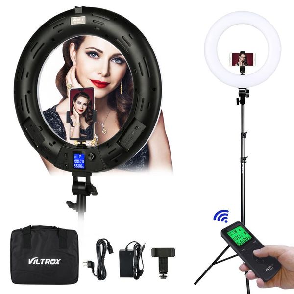 viltrox vl-600t 18 inch bi-color video led ring light lamp wireless remote + light stand for p shooting studio youtube live
viltrox vl-600t 18 inch bi-color video led ring light lamp wireless remote + light stand for p shooting studio youtube live