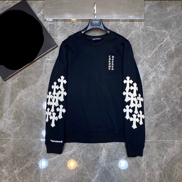 2020ss chrome ch hearts embroidered sanskrit cross round neck men's and women's sweater coat s -xl, Black;brown
2020ss chrome ch hearts embroidered sanskrit cross round neck men's and women's sweater coat s -xl, Black;brown