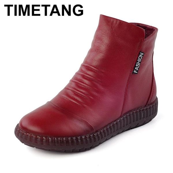 timetang new 2020 autumn fashion women genuine leather boots handmade vintage flat ankle botines shoes woman winter botas, Black
timetang new 2020 autumn fashion women genuine leather boots handmade vintage flat ankle botines shoes woman winter botas, Black