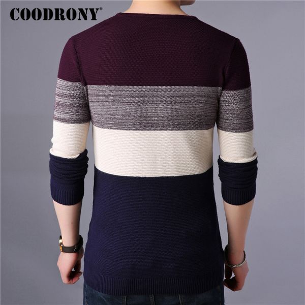 coodrony sweater men streetwear fashion striped knitwear autumn winter cotton wool pullover men slim fit o-neck pull homme 91028 201203, White;black
coodrony sweater men streetwear fashion striped knitwear autumn winter cotton wool pullover men slim fit o-neck pull homme 91028 201203, White;black