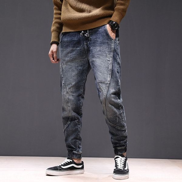 autumn men's loose oversized harem pants men's youth korean jeans and jeans fashionable elastic slim legged pants hf7ak, Blue
autumn men's loose oversized harem pants men's youth korean jeans and jeans fashionable elastic slim legged pants hf7ak, Blue