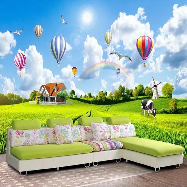 wallpapers 3d wall paper hd pastoral scenery blue sky white clouds air balloon large mural living room bedroom home decor cloth
wallpapers 3d wall paper hd pastoral scenery blue sky white clouds air balloon large mural living room bedroom home decor cloth