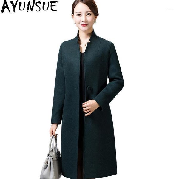 women's wool & blends ayunsue woolen coat plus size woman's female winter coats women red clothes outwear jackets 4xl casaco femin, Black
women's wool & blends ayunsue woolen coat plus size woman's female winter coats women red clothes outwear jackets 4xl casaco femin, Black