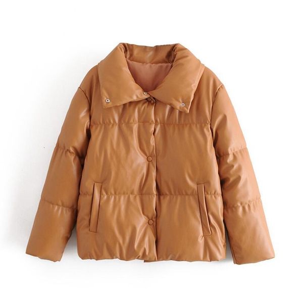leather jacket of the fake brown cotton big buttons 2021 female winter plutonium turn down collar warm coat p1962 z1ft, Black
leather jacket of the fake brown cotton big buttons 2021 female winter plutonium turn down collar warm coat p1962 z1ft, Black