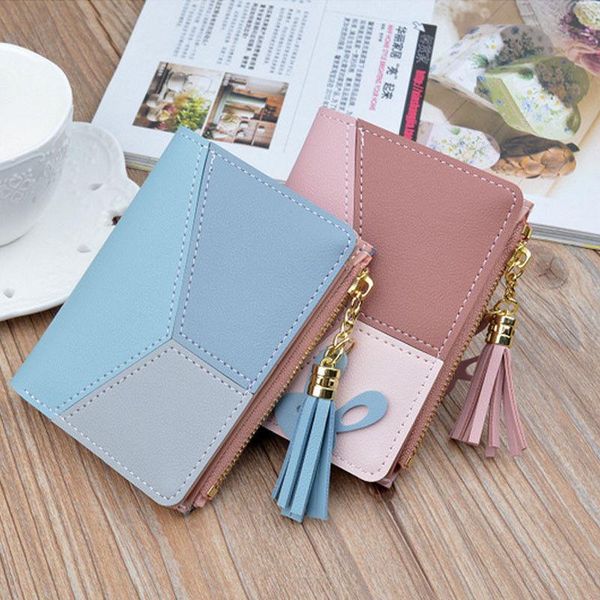 cute purse wallet women coin bag leather ladies simple bifold small coin purses wallet patchwork slim card wallets for women
cute purse wallet women coin bag leather ladies simple bifold small coin purses wallet patchwork slim card wallets for women