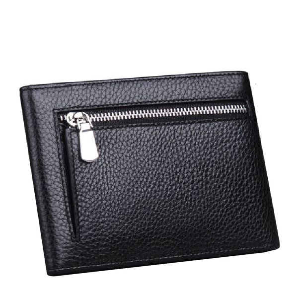 genuine men's wallets new brief design short purse hasp cards slots money bags trifold black leather credit card holders, Red;black
genuine men's wallets new brief design short purse hasp cards slots money bags trifold black leather credit card holders, Red;black