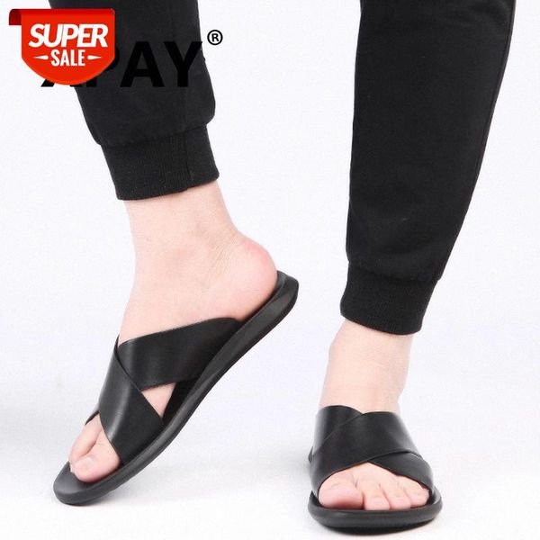 xpay sandals men genuine leather slippers summer brand soft comfortable beach slippers men casual cross outdoor slides #8f8y
xpay sandals men genuine leather slippers summer brand soft comfortable beach slippers men casual cross outdoor slides #8f8y