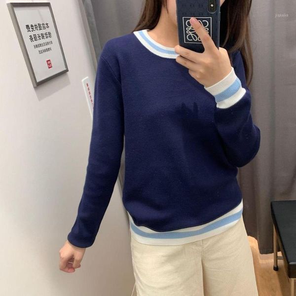 2019 autumn winter women's sweaters casual o-neck long sleeve knitted brief striped slim women pullovers sweaters1, White;black
2019 autumn winter women's sweaters casual o-neck long sleeve knitted brief striped slim women pullovers sweaters1, White;black