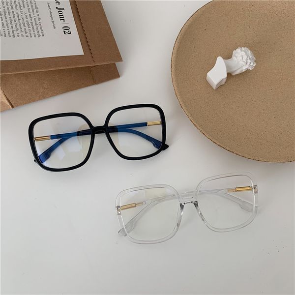 net red ins transparent large frame flat mirror, female plain face, student decoration, fashion, versatile glasses, men's korean versio, White;black
net red ins transparent large frame flat mirror, female plain face, student decoration, fashion, versatile glasses, men's korean versio, White;black