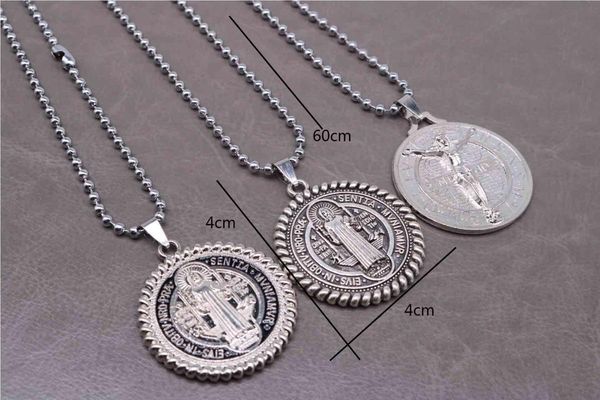 pendant necklaces christ jesus cross necklace, benedict pearl bead rose rosary, Silver
pendant necklaces christ jesus cross necklace, benedict pearl bead rose rosary, Silver