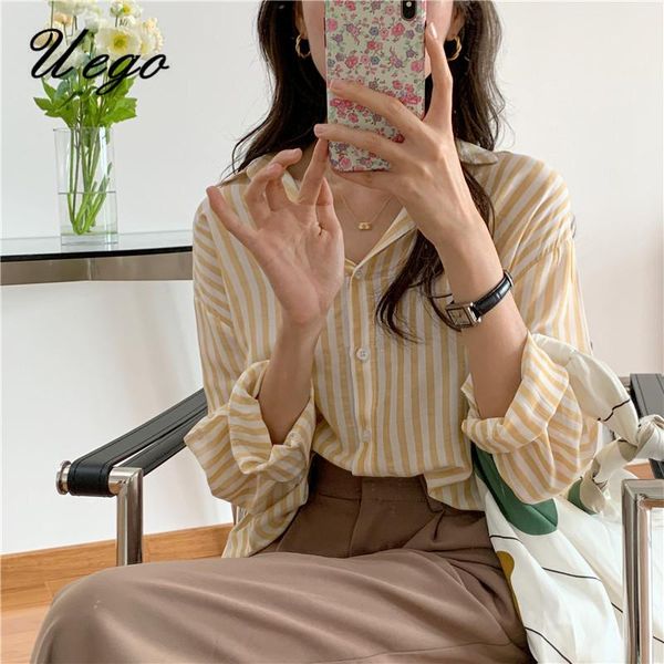 uego soft cozy chic fashion striped blouse long sleeve spring autumn blouse shirts plus size loose women casual, White
uego soft cozy chic fashion striped blouse long sleeve spring autumn blouse shirts plus size loose women casual, White
