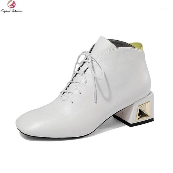 boots original intention fashion women ankle genuine leather square toe quality black white shoes woman plus size 3-10.51
boots original intention fashion women ankle genuine leather square toe quality black white shoes woman plus size 3-10.51