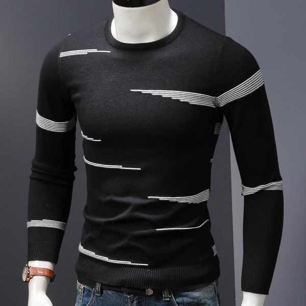 men's sweaters fashion sweater men winter geometric pattern pullover slim fit long sleeve o-neck jersey oversized clothes, White;black
men's sweaters fashion sweater men winter geometric pattern pullover slim fit long sleeve o-neck jersey oversized clothes, White;black