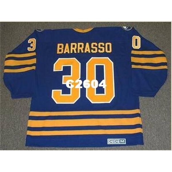 mens #30 tom barrasso buffalo sabres 1985 ccm vintage retro away hockey jersey or custom any name or number retro jersey, Black
mens #30 tom barrasso buffalo sabres 1985 ccm vintage retro away hockey jersey or custom any name or number retro jersey, Black
