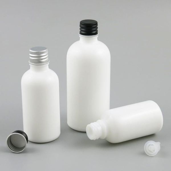storage bottles & jars design 30ml 50ml 100ml refillable natural white glass bottle silver black aluminium cap 1oz whtie drop 12pcs
storage bottles & jars design 30ml 50ml 100ml refillable natural white glass bottle silver black aluminium cap 1oz whtie drop 12pcs