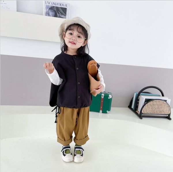 2021 new girls boys 3 pcs set t shirt+ vest +long pants spring cotton fashion full sleeve kids suits 1-6 years qi5931, White
2021 new girls boys 3 pcs set t shirt+ vest +long pants spring cotton fashion full sleeve kids suits 1-6 years qi5931, White
