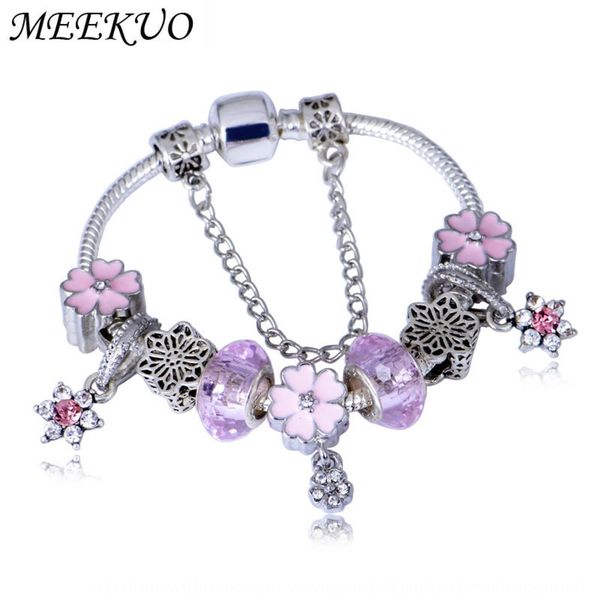 new style pan family pink butterfly pendant diy love flower pendant bracelet diy hand combination butterfly glass bead beaded bracelet duloi, Golden;silver
new style pan family pink butterfly pendant diy love flower pendant bracelet diy hand combination butterfly glass bead beaded bracelet duloi, Golden;silver