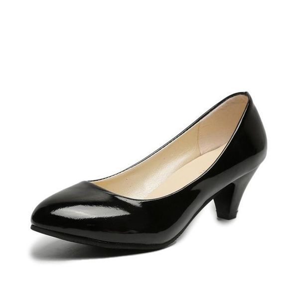 women's leather med heels new shoes classic black&white pumps for office ladies white high heels red sexy 
women's leather med heels new shoes classic black&white pumps for office ladies white high heels red sexy