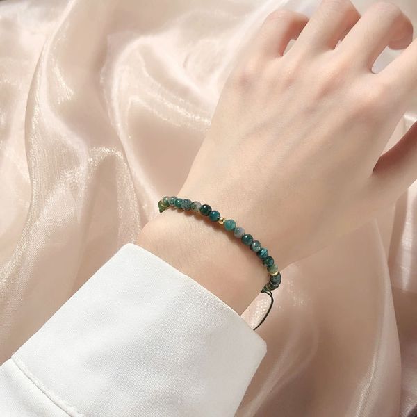 yongcheng chinese natural aquatic agate plant agate s925 pure silver green crystal bracelet bead bracelet versatile student girl dao41 dao41, Golden;silver
yongcheng chinese natural aquatic agate plant agate s925 pure silver green crystal bracelet bead bracelet versatile student girl dao41 dao41, Golden;silver