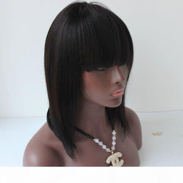 2017 short natural straight glueless full lace wig for black women new brazilian full lace wig with baby hair bleached knots, Black;brown
2017 short natural straight glueless full lace wig for black women new brazilian full lace wig with baby hair bleached knots, Black;brown