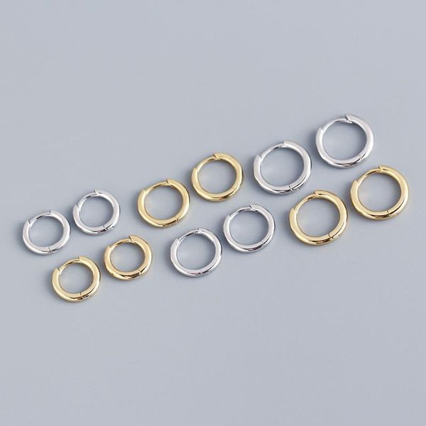Minimalism Genuine 925 Sterling Silver Small Round Circle Huggie Hoop Earrings for Women Classic Fine Jewelry Party Girl Gifts, Golden;silver
Minimalism Genuine 925 Sterling Silver Small Round Circle Huggie Hoop Earrings for Women Classic Fine Jewelry Party Girl Gifts, Golden;silver