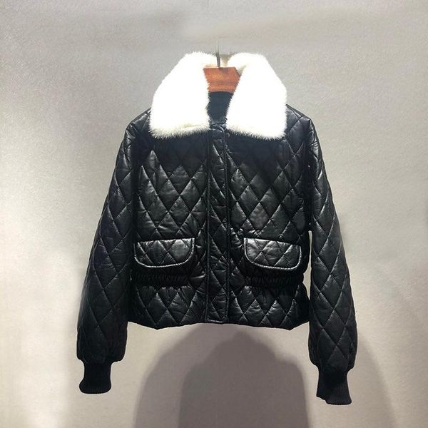 woman coats natural 100% sheepskin leather collar jackets female windbreaker sheepskin leather overcoat h915, Black
woman coats natural 100% sheepskin leather collar jackets female windbreaker sheepskin leather overcoat h915, Black