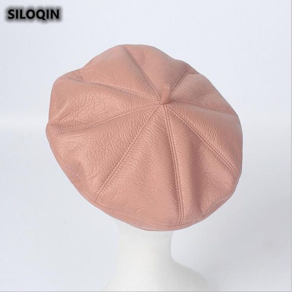 siloqin women's hat fashion leather berets autumn winter new vintage literary painter hats elegant ladies brand cap, Blue;gray
siloqin women's hat fashion leather berets autumn winter new vintage literary painter hats elegant ladies brand cap, Blue;gray