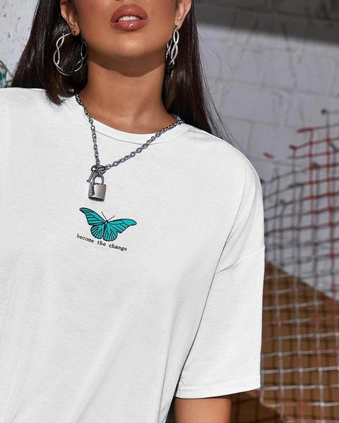 butterfly t shirt women harajuku funny graphic tees summer ladies short sleeve aesthetic clothes poleras mujer drop shipping, White
butterfly t shirt women harajuku funny graphic tees summer ladies short sleeve aesthetic clothes poleras mujer drop shipping, White