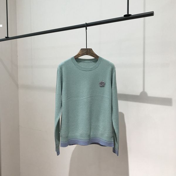 flower 2021 new wool, roundneck pullover sweater woman autumn winter luxury designer women's clothing vintage jersey bbr1 jja6, White;black 
flower 2021 new wool, roundneck pullover sweater woman autumn winter luxury designer women's clothing vintage jersey bbr1 jja6, White;black