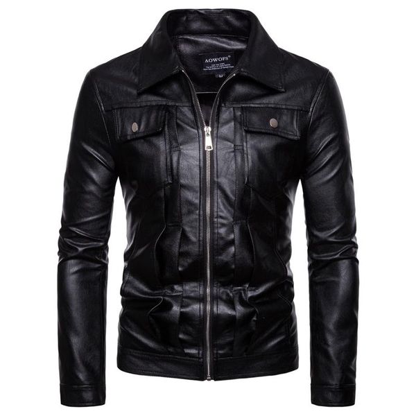 men's fur & faux black leather jacket men autumn mens pu coat lapel coats man pocket decoration s m l xxl
men's fur & faux black leather jacket men autumn mens pu coat lapel coats man pocket decoration s m l xxl