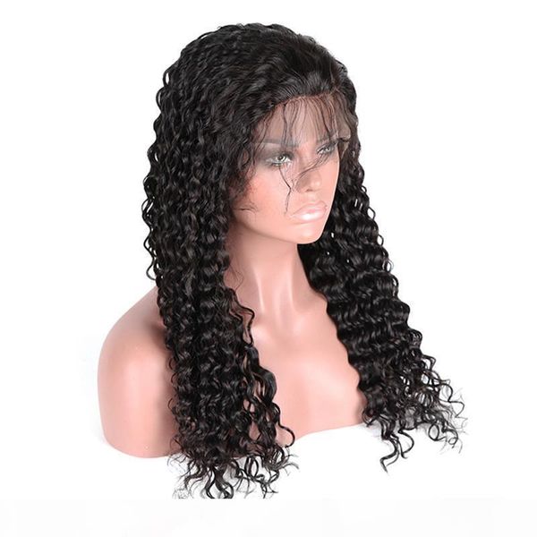 grade 8a front lace wig brazilian human hair water wave full lace wig with baby hair deep curly mongolian glueless full lace wig, Black;brown
grade 8a front lace wig brazilian human hair water wave full lace wig with baby hair deep curly mongolian glueless full lace wig, Black;brown