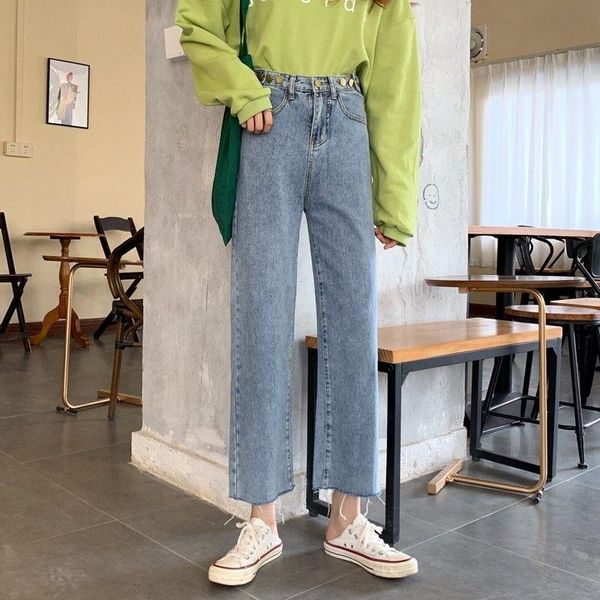 джинсы женская высокая талия slim spring 2020 новый свободные студенческие широкие ноги capris универсальные прямые штаны, Blue
джинсы женская высокая талия slim spring 2020 новый свободные студенческие широкие ноги capris универсальные прямые штаны, Blue