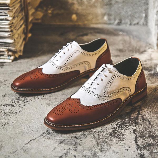 spring autumn new vintage british men shoes soft leather formal dress loafers mixed colors lace-up business wedding brogue shoes, Black
spring autumn new vintage british men shoes soft leather formal dress loafers mixed colors lace-up business wedding brogue shoes, Black