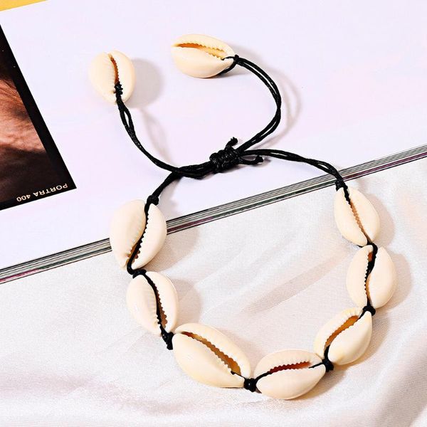 beaded, strands handmade natural shell bracelet golden conch beaded hand knit for women beach jewelry bohemian bangle, Black
beaded, strands handmade natural shell bracelet golden conch beaded hand knit for women beach jewelry bohemian bangle, Black