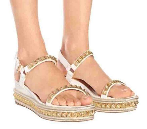 famous designer womens wedges sandal studded glitter ladies gladiator sandals high heels red bottom shoes party wedding eu43,with box, Black
famous designer womens wedges sandal studded glitter ladies gladiator sandals high heels red bottom shoes party wedding eu43,with box, Black