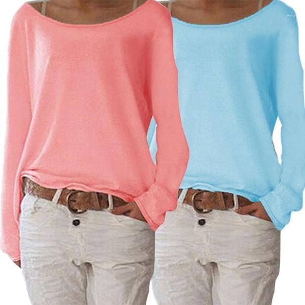 solid color casual round neck long sleeve women knitted t-shirt bottoming all-match soft fashion women's t-shirt for female1, White
solid color casual round neck long sleeve women knitted t-shirt bottoming all-match soft fashion women's t-shirt for female1, White