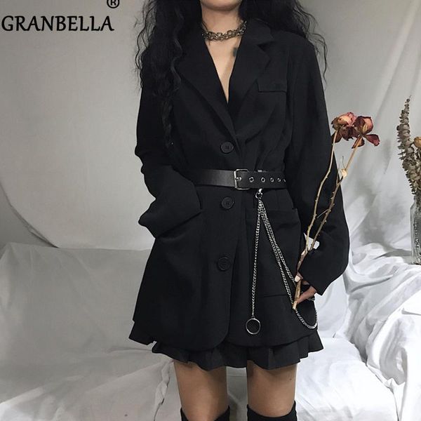 women's suits & blazers korean women long sleeve casual blazer single breasted cardigan jacket work office with big pocket, White;black
women's suits & blazers korean women long sleeve casual blazer single breasted cardigan jacket work office with big pocket, White;black