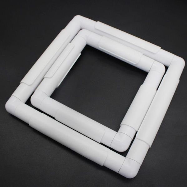 square embroidery frame universal cross stitch plastic clip frame needlepoint diy sewing quilting hoop, Black
square embroidery frame universal cross stitch plastic clip frame needlepoint diy sewing quilting hoop, Black