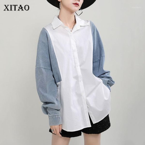 xitao splicing contrast color shirts women turn down collar 2020 autumn dan winter the new hong kong vintage all-match zy25301, White
xitao splicing contrast color shirts women turn down collar 2020 autumn dan winter the new hong kong vintage all-match zy25301, White