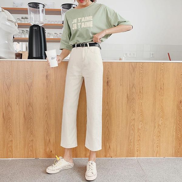 women's jeans fashionable white woman 2021 spring autumn korean version of loose casual straig plus size streetwear, Blue
women's jeans fashionable white woman 2021 spring autumn korean version of loose casual straig plus size streetwear, Blue