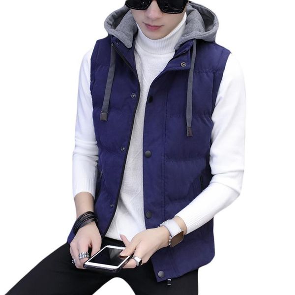 winter thicken hooded sleeveless boys' slim large size xxxxl men's parka coat casual zipper warm men's parka, Black
winter thicken hooded sleeveless boys' slim large size xxxxl men's parka coat casual zipper warm men's parka, Black