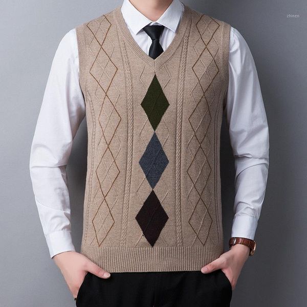 dress vests for men solid color sleeveless men's vest wool casual slim-fit knitted plaid business vest1, Black;white
dress vests for men solid color sleeveless men's vest wool casual slim-fit knitted plaid business vest1, Black;white