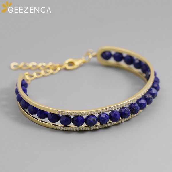 trendy 925 sterling silver women's open bracelet bangle natural gemstone lapis ite zircon delicate bangles fine jewelry q1118, Black
trendy 925 sterling silver women's open bracelet bangle natural gemstone lapis ite zircon delicate bangles fine jewelry q1118, Black